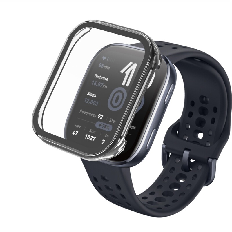 Suitable for Huami Watch Bip6 Protective Case Huami Amazfit Bip6 Pc+Tempered Glass Integrated Case Suitable for Huami Watch Bip6 Protective Case Huami Amazfit Bip6 Pc+Tempered Glass Integrated Case