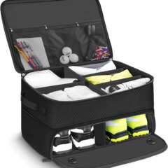 Amazonアウトドアゴルフ用品収納袋車載ポータブル折りたたみスーツケースgolf storage box