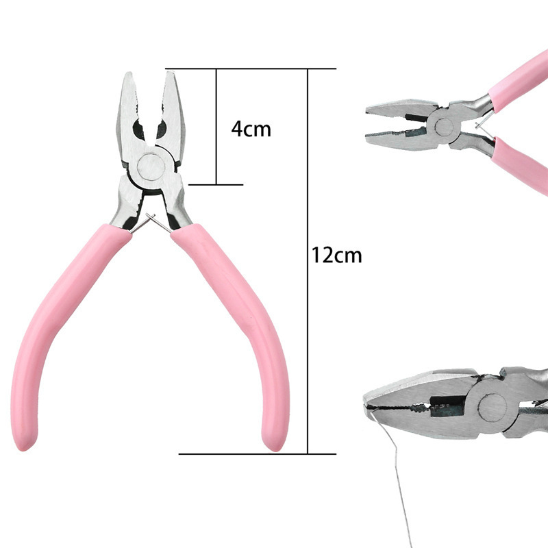 ミニ尖口ペンチ、手芸DIY用アクセサリー、斜め口ペンチ、虎口ペンチ、曲口ペンチ、平口ペンチ、ノンテージペンチ、セット|undefined
