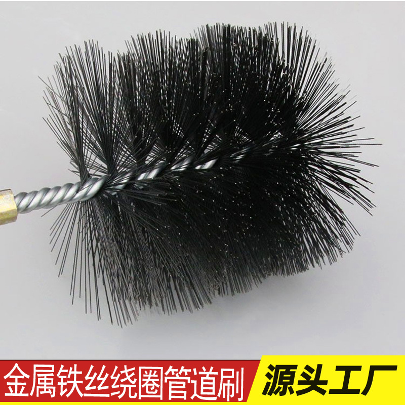 Tubo industrial Cepillo de alambre Cepillo de Cenicero de tubería Cepillo de eliminación de óxido Cepillo de alambre de molienda Máquina de cepillo de bobinado Cepillo de alambre de hierro