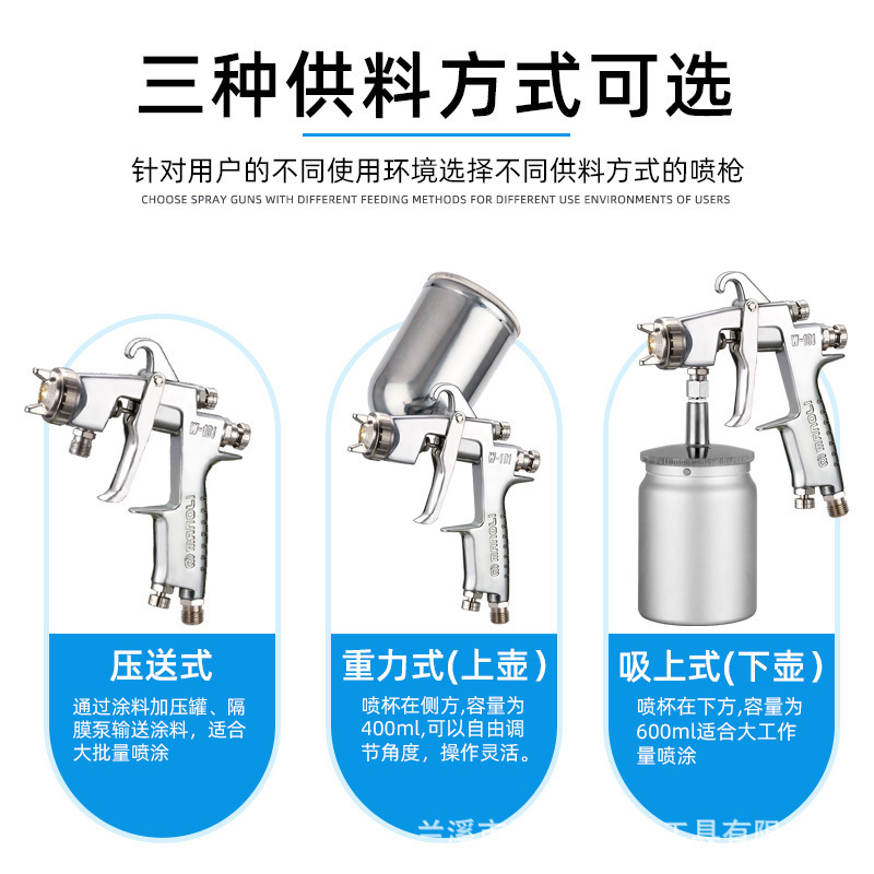 Mingli W-101 スプレーペイントガン w101 プレスタイプ W101 上部ポットと下部ポット高微粒化家具トップコートペイントスプレーガン|undefined