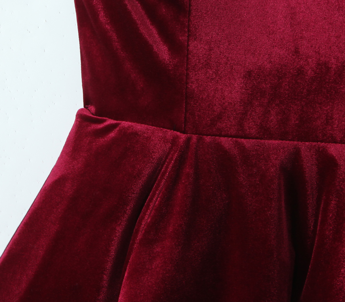 Women Velvet Three Layer Three Dimensional Steel Ring Lace Splicing Sling Dress