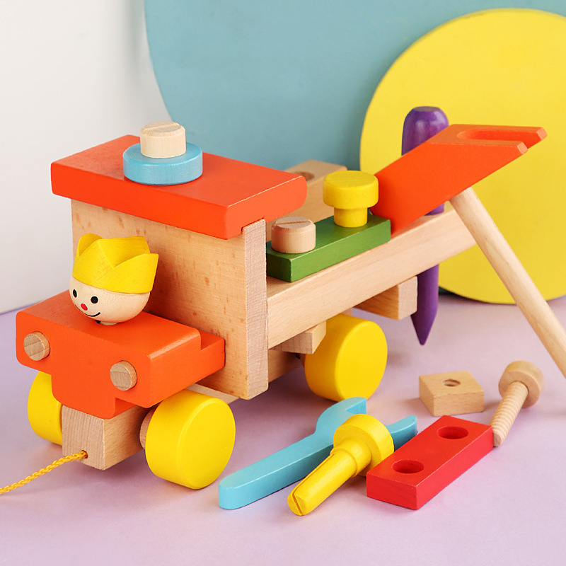 CPC Montessori niños giro tornillo forma color a juego cognitivo tuerca coche herramienta bebé educación temprana Juguetes
