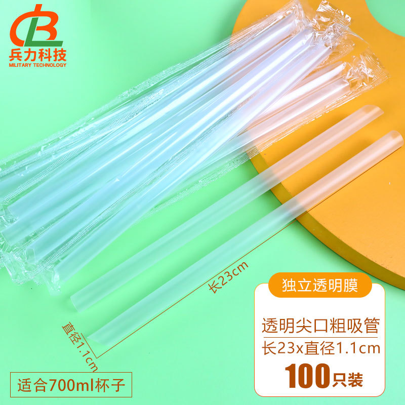 100 - paquete de película transparente 1,1 * 23 cm grueso y transparente (adecuado para gachas de té con leche)