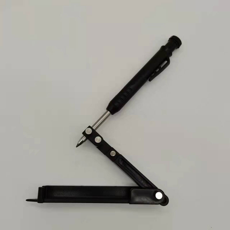 多功能轮廓划线尺木工涂鸦工具测量划线工具角度尺木材标记工具