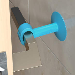 Silicone Door Stopper, No-Drill Door Stop, Door Handle Anti-Collision Pad, Buffer for Door and Wall, Silent Buffer for Room Doors