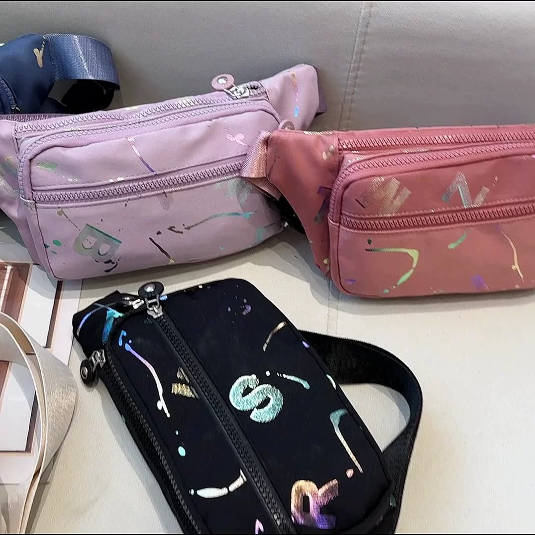 2024 Новые трансграничные горячие продажи модные женские талии нейлоновые сумки на груди