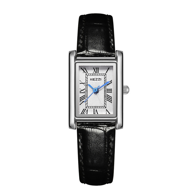 White shell, white plate, black leather