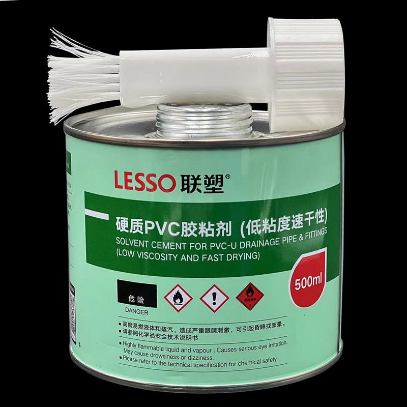 Lesso PVC drainage glue 100ml water supply glue drinking water adhesive 500g drainage pipe glue