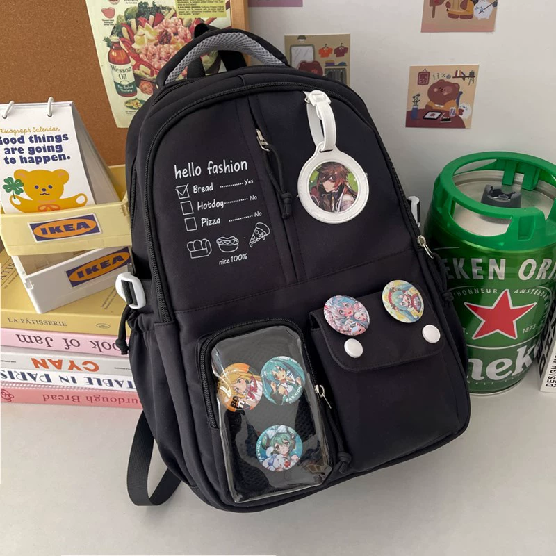 Рюкзак большой вместимости, студенческий рюкзак, женский повседневный рюкзак, школьный рюкзак для старшеклассников, универсальный рюкзак