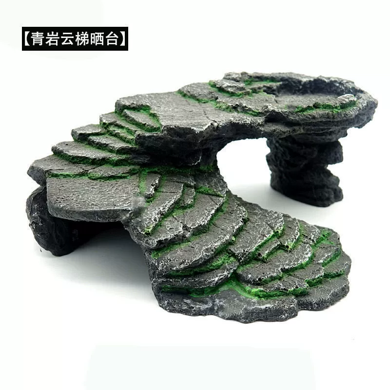 Платформа для загарания черепахи, лестница для рептилий, платформа для восхождения, скрытое отверстие, домик для геккона, аквариум, ландшафтный дизайн, платформа для загарания