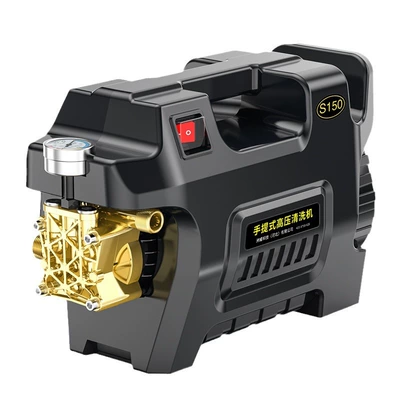 Portable car washer: High-Pressure Water Gun Brush Car Pump