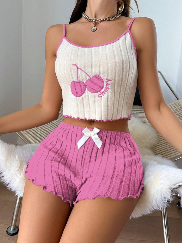 貿易クロスボーダーホットスタイルアマゾンヨーロッパとアメリカンスタイルの女性用パジャマ起毛ノースリーブキャミソールショーツホームウェアセット|undefined