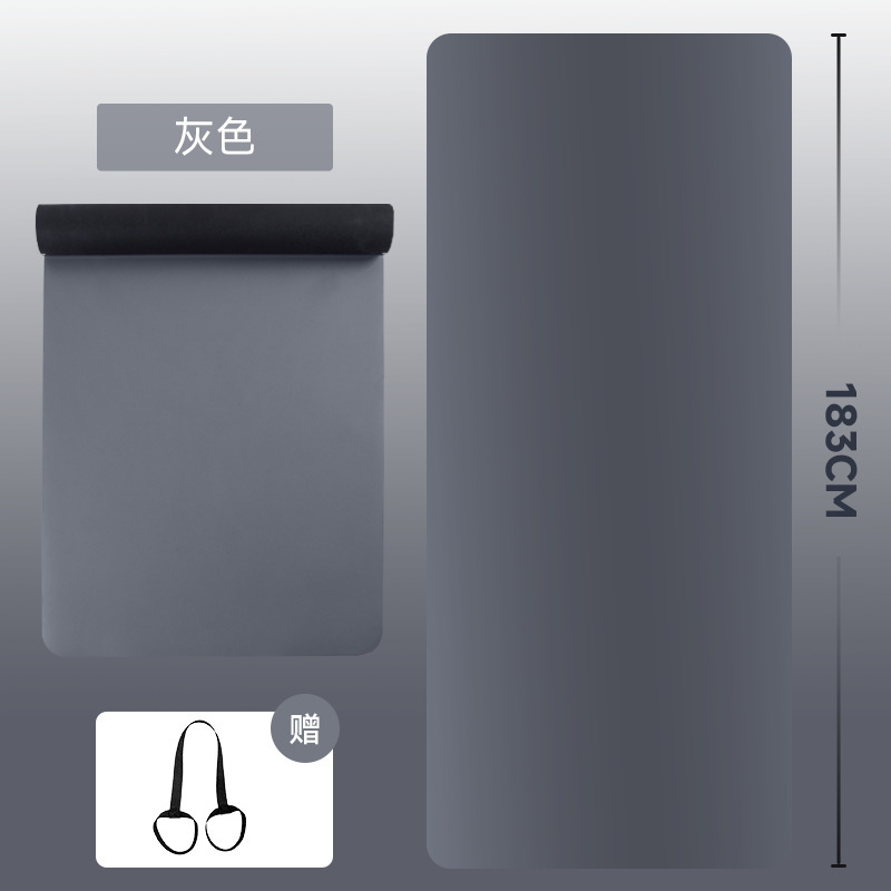 PU橡胶瑜伽垫体位线5mm加宽健身运动垫土豪垫支持做logo 厂家批发|undefined