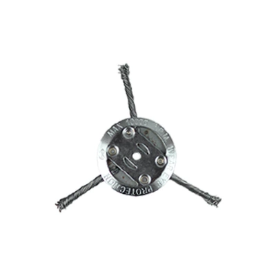 Head, Universal Weeding Machine, Otbiçən başlıqları - wire-weeding-wheel-lithium-battery-model-3-knives