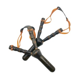 Traditional Retro Slingshot Bamboo Solid Wood Kidsren's Educational Shooting Wooden Bow Toy Kidshood Nostalgic Classic Slingshot Props
