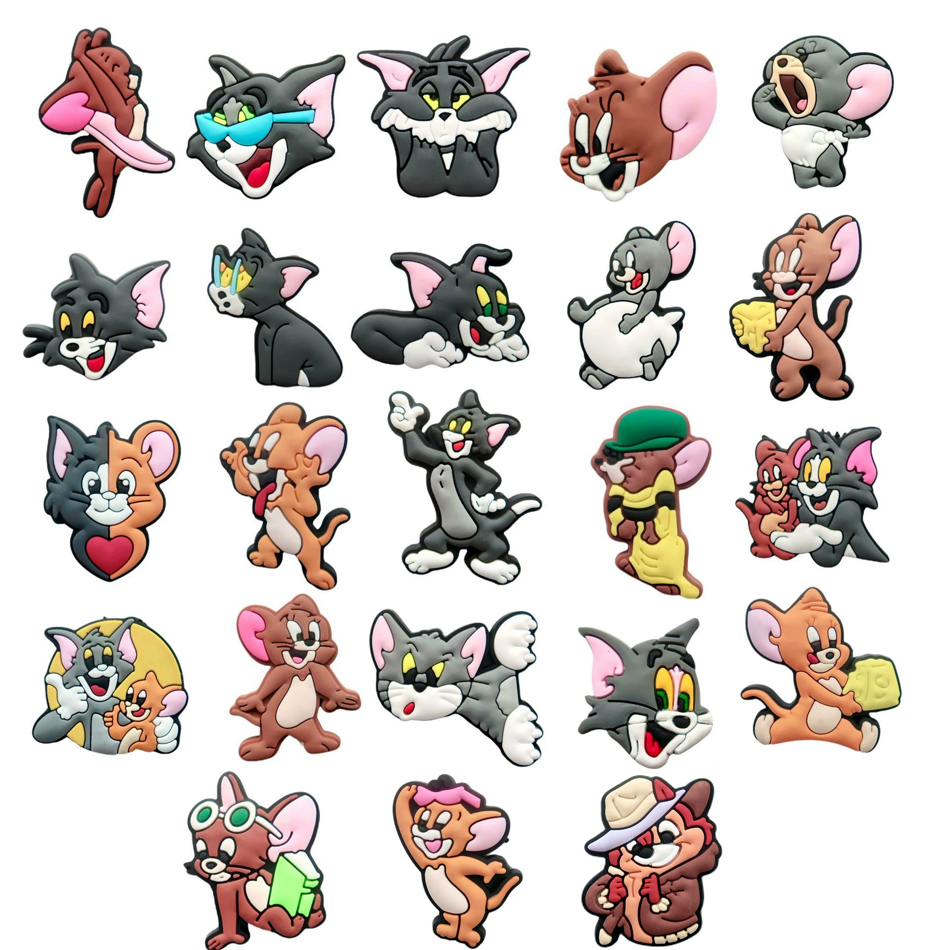 Кошка-мышка личность трансграничная съемная обувь DIY пещера обувь цветочный аксессуар пляжная садовая обувь декоративная пряжка обувь застежка