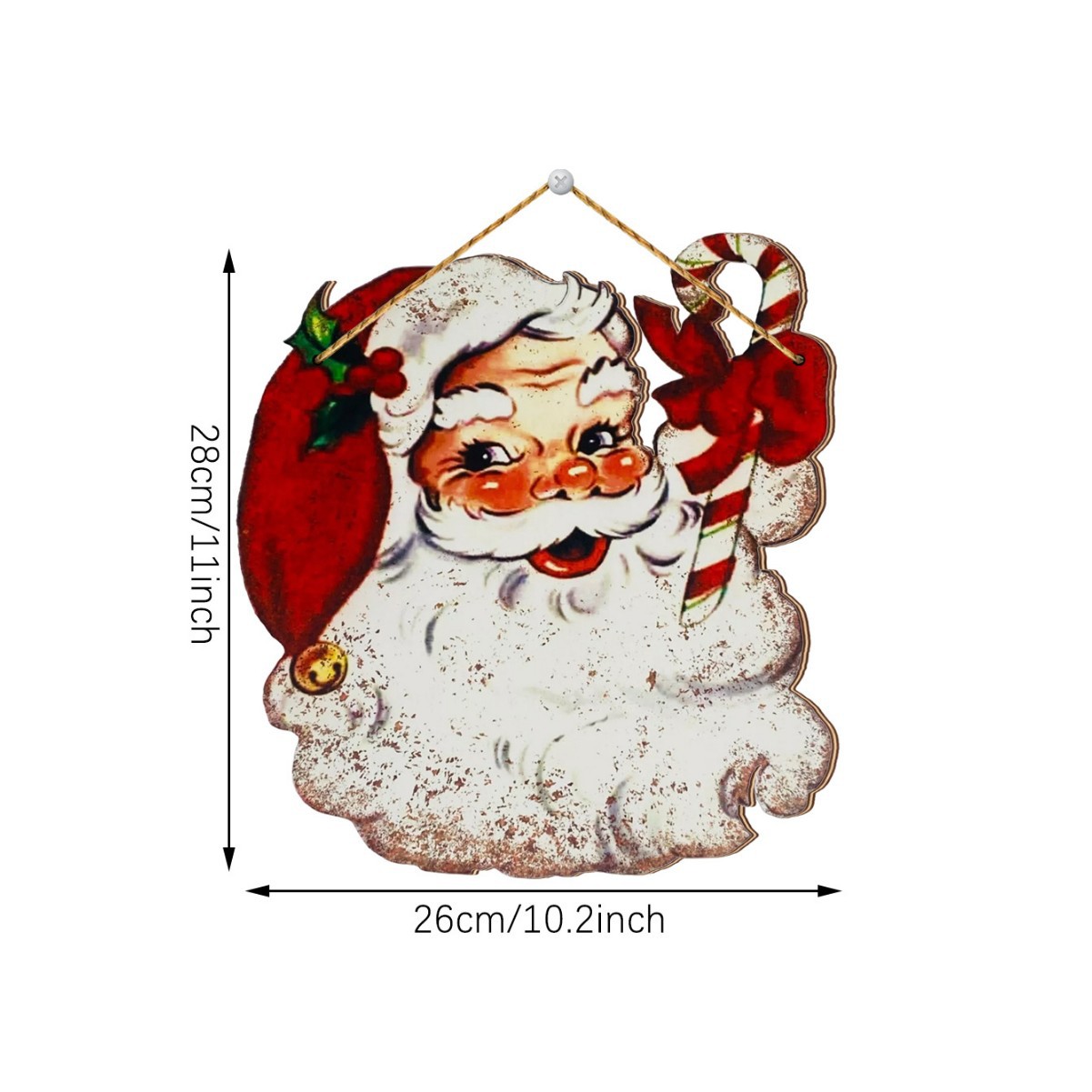 Transfronterizo temu explosión decoración del hogar invierno elementos de Navidad logotipo de madera de Navidad decoración creativa