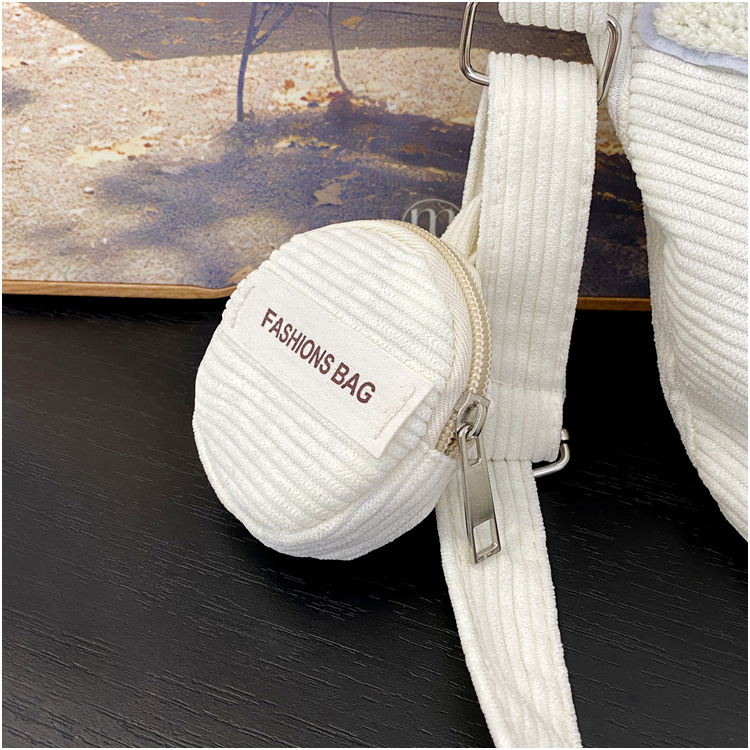 Large-capacity five-pointed star bag, women's crossbody Instagram summer cute and versatile single-shoulder canvas bag, student commuting dumpling bag undefined