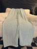 606#blue grid [trousers]