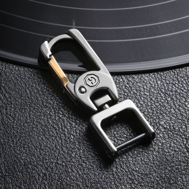 2024 new men's and women's car keychain pendant high-grade zinc alloy key buckle ring anti-loss accessories