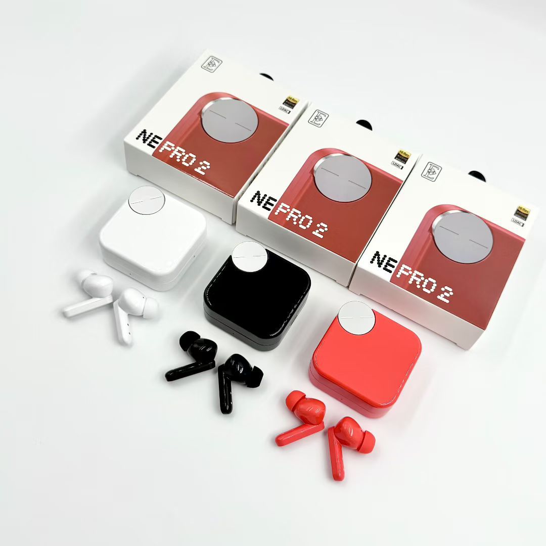 Nuevo producto de comercio exterior NE-PRO2 auriculares Bluetooth inalámbricos de alta calidad de sonido de doble oído inalámbrico tipo TWS estéreo