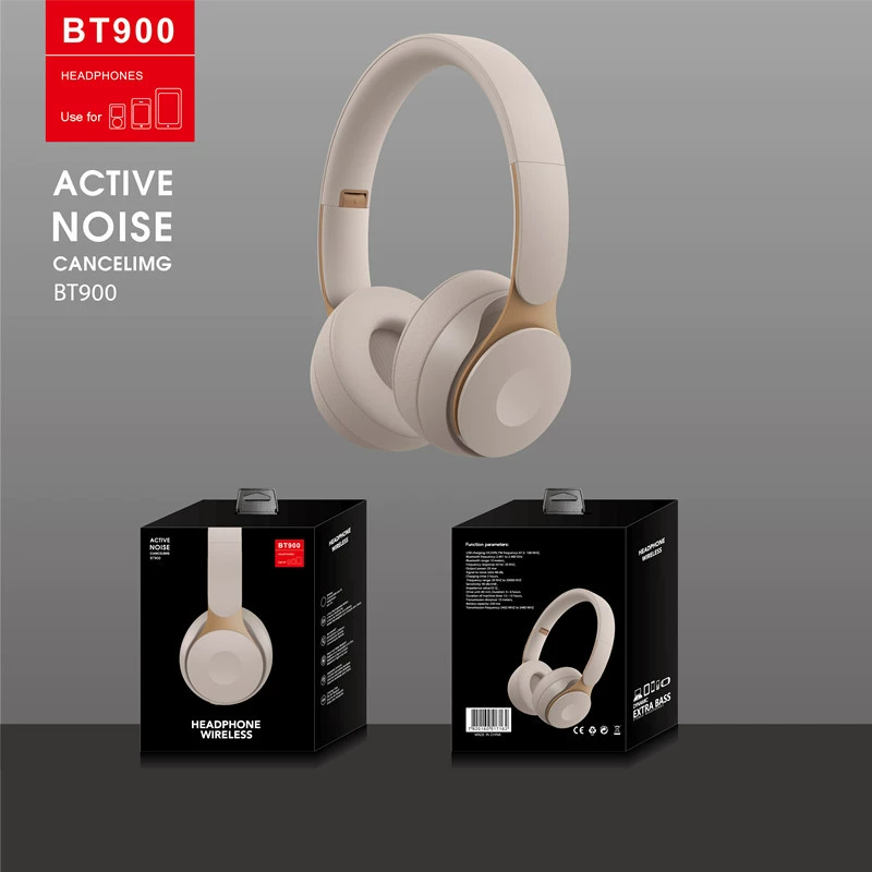 Производители поставляют BT900 гарнитуру гарнитура беспроводной Bluetooth тяжелый бас звонки Внешняя торговля кросс -граница складная взрыв H