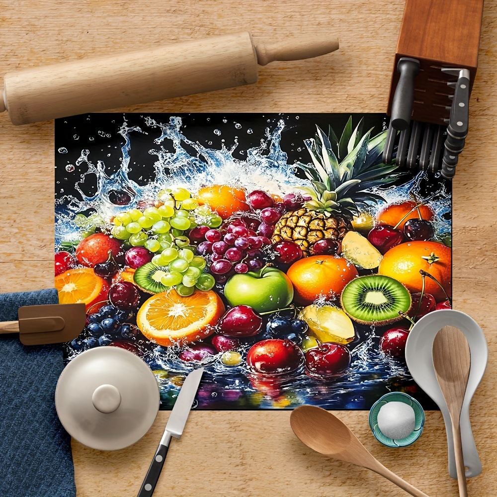 cocina americana drenaje de agua alga bar absorción de agua secado rápido almohadilla antideslizante bar máquina de café aislamiento térmico antideslizante almohadilla antideslizante resistente al desgaste