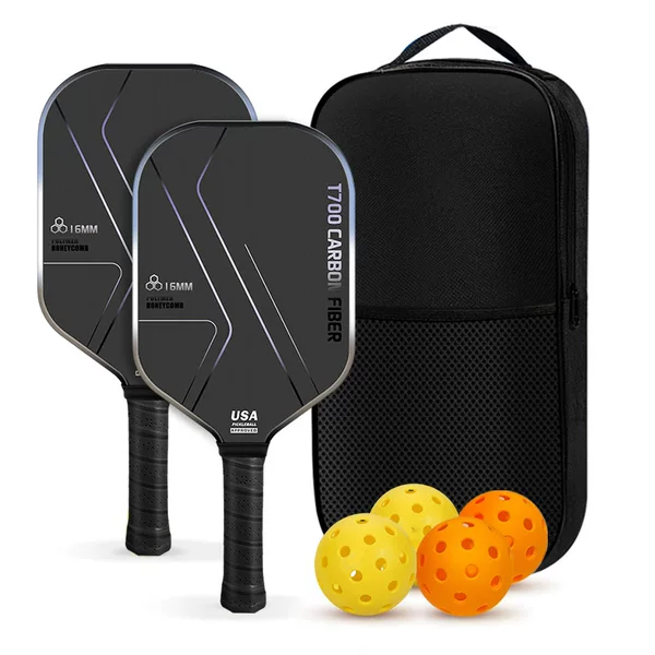 Carbon fiber pickleball racket T700 set, complete pickleball set, cross-border bestseller