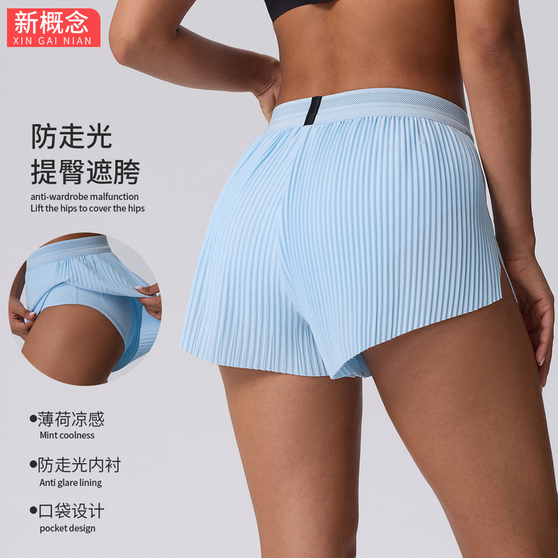 Amazon's best-selling women's shorts for summer sports, running, and marathon, seamless, quick-drying, three-quarter length with lining, faux two-piece design Amazon's best-selling women's shorts for summer sports, running, and marathon, seamless, quick-drying, three-quarter length with lining, faux two-piece design