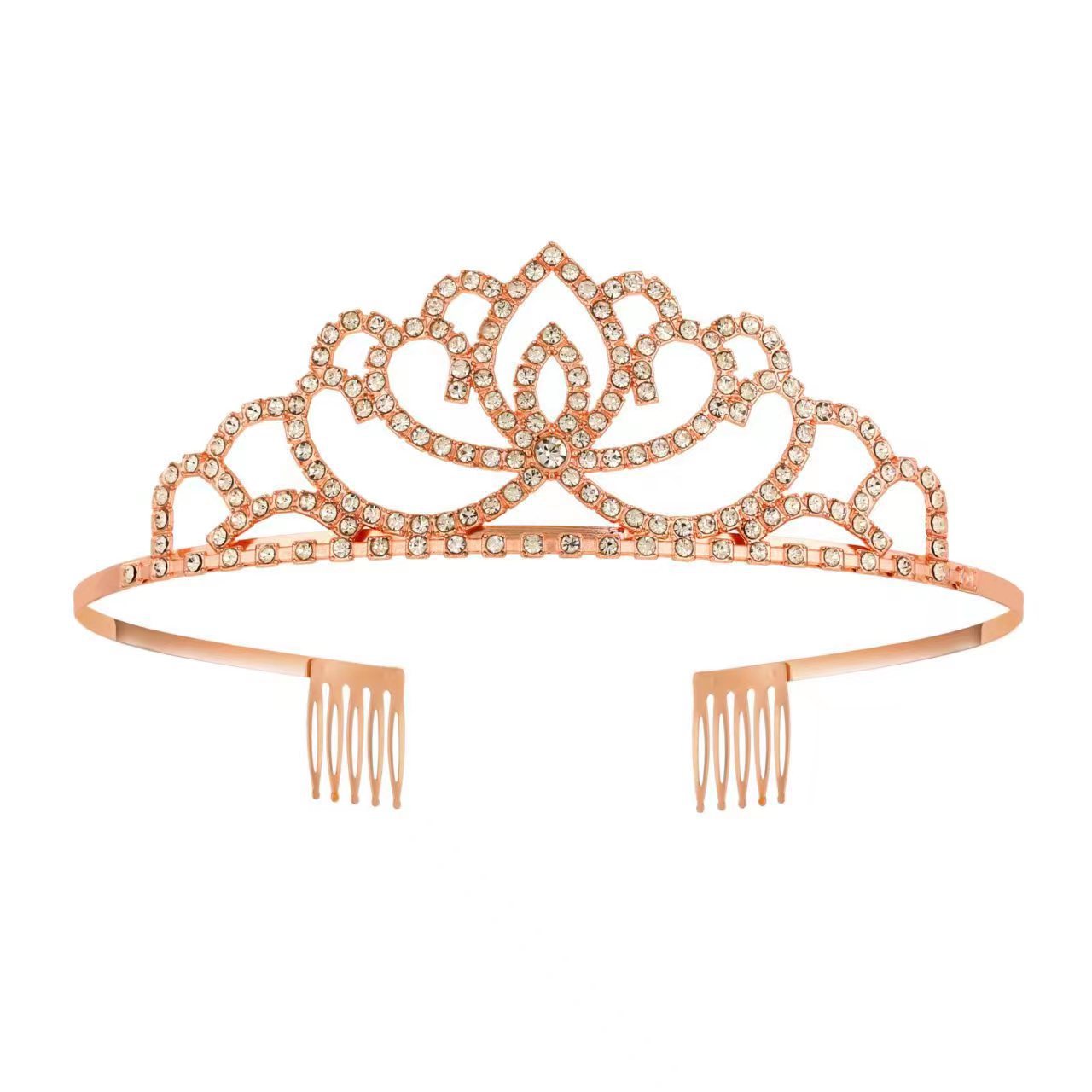 Carta europea y americana corona Feliz cumpleaños correa de hombro partido pelo corona traje diadema al por mayor