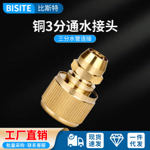 伸缩3分通水接头高压洗车枪快速快插接头水管软管浇花弹簧管配件