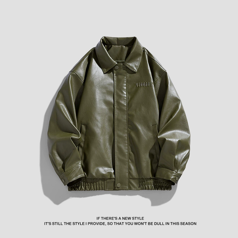 Polyurethane autumn universal trend jacket, American style