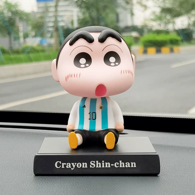 Cartoon Creative Car Ornaments, Car ornaments - -shaking-his-head-xiaoxin-messi-combines