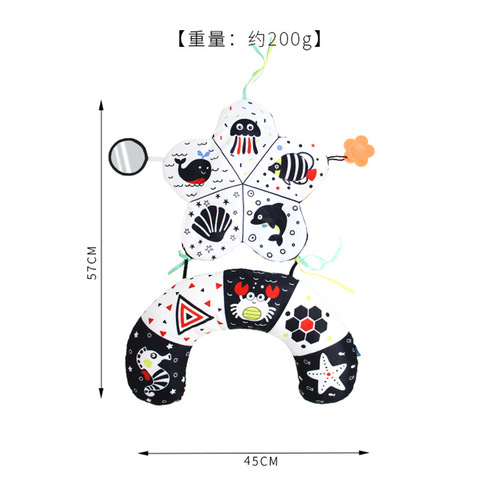 Aipinqi new tummy pillow newborn baby game mat head-up training pillow U-shaped pillow baby tummy pillow