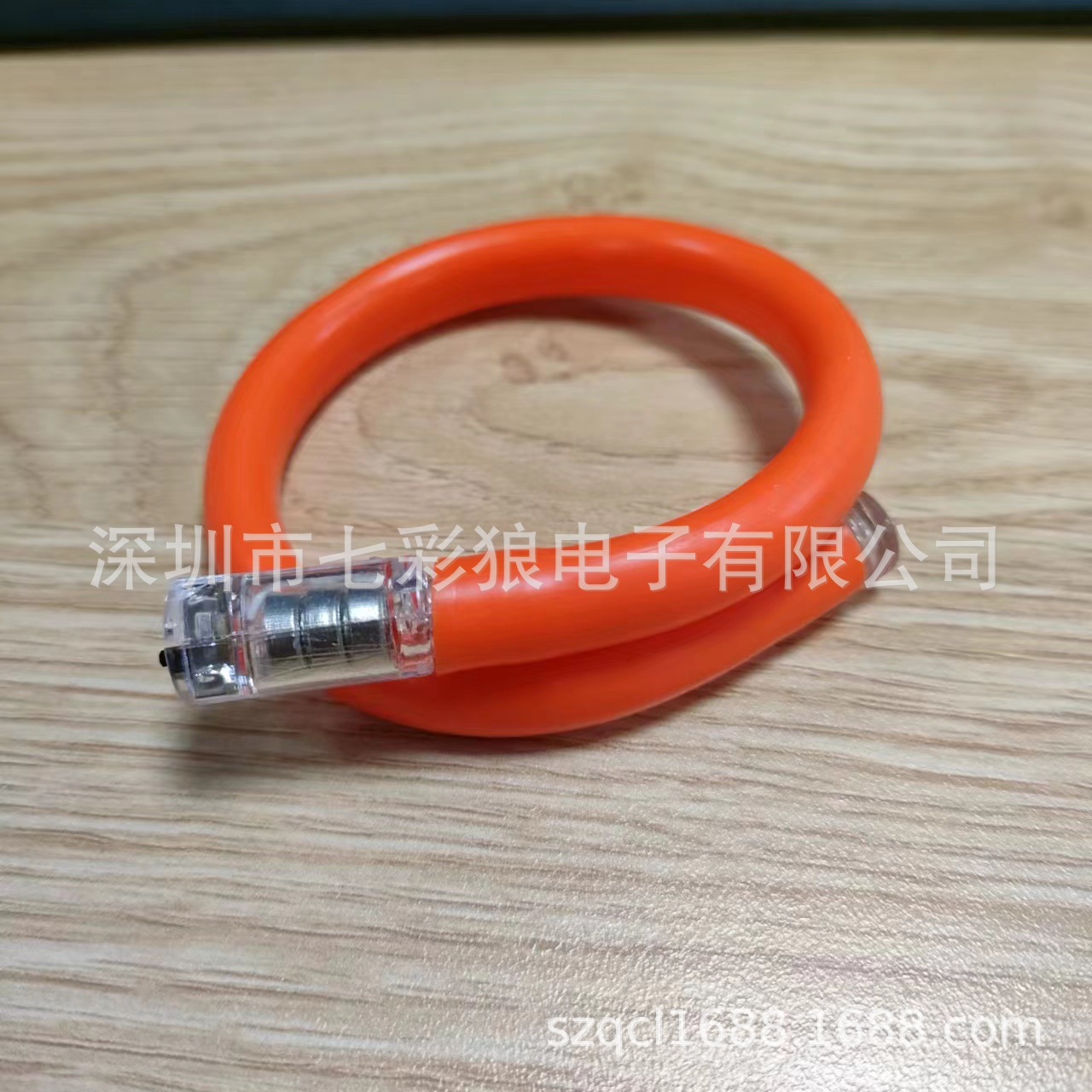 Pulsera luminosa de tubo Pulsera intermitente de colores LED Accesorios de vítores de concierto Pulsera estirable de tubo TPU