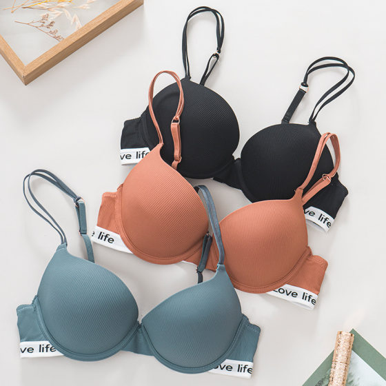 Cross-border explosions gather upper steel ring bra adjustable underwear Temu Shein Amazon in stock wholesale