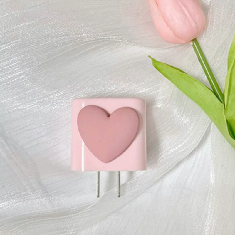 Защитный комплект зарядного устройства (Apple) 20W, кабель Angel Wings и крышки адаптера, черный/цветные варианты