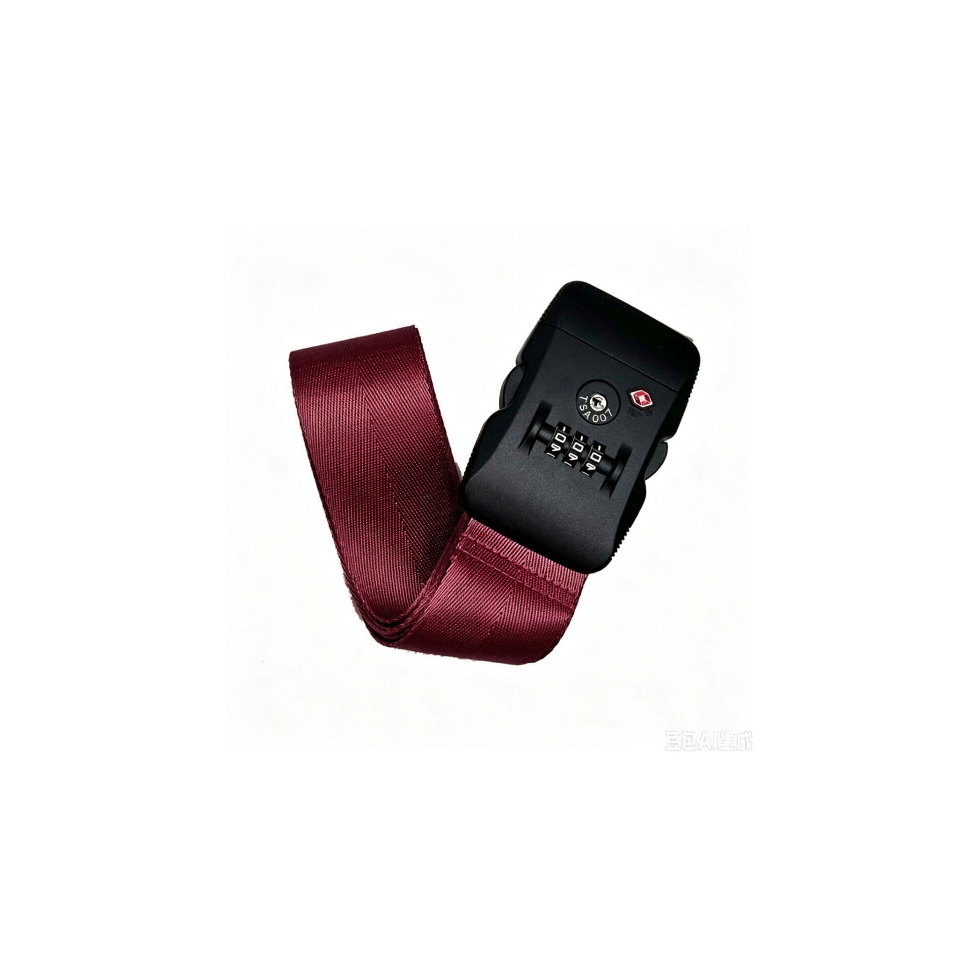 TSA password lock luggage strap, polyester material, adjustable anti-theft travel luggage securing strap