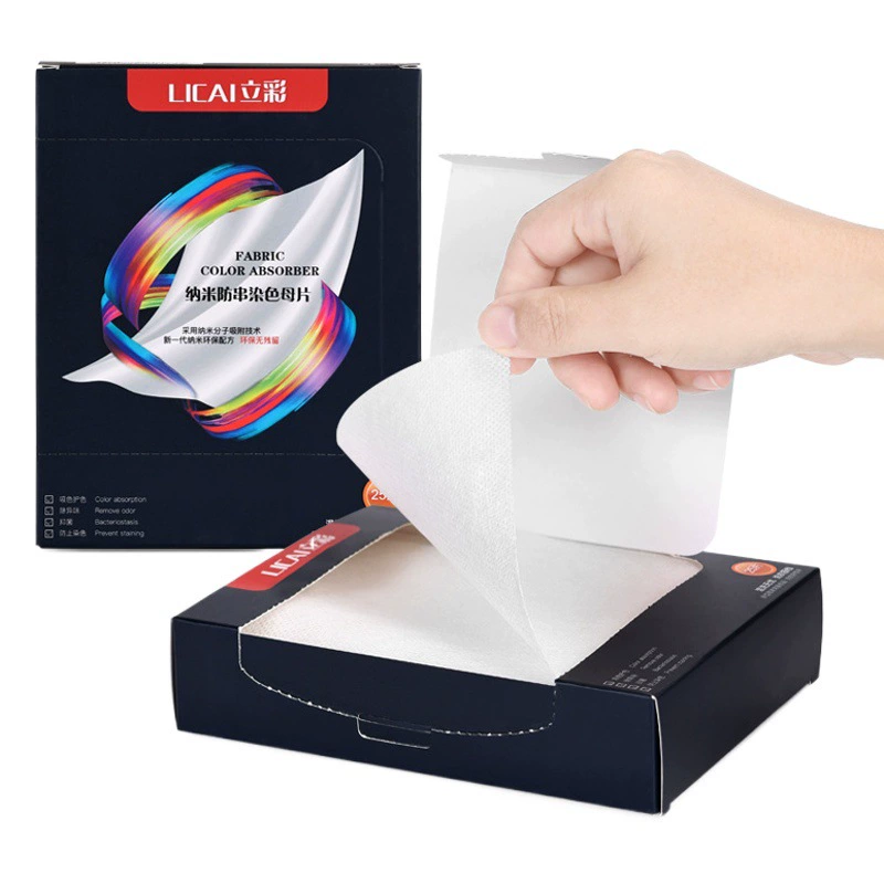 Предотвращение окрашивания одежда, одежда, всасывание цвета, бумага, анти-струнный цвет, струнный цвет, всасывающий цвет, стиральная машина, цвет, материнский кусок, домашнее белье