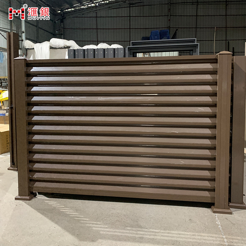 New Chinese-Style Louvered Privacy Aluminum Art Guardrail for Residential Courtyards, Aluminum Alloy Fence for Villa Balconies, Metal Railing New Chinese-Style Louvered Privacy Aluminum Art Guardrail for Residential Courtyards, Aluminum Alloy Fence for Villa Balconies, Metal Railing