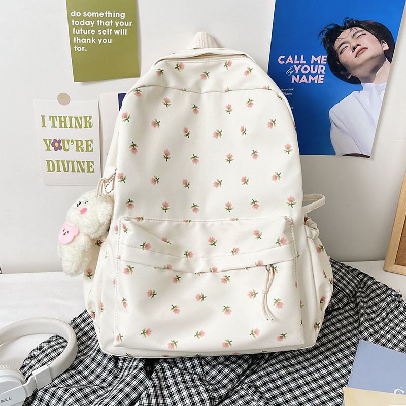 Backpack Female Japanese Style ins Style Small Fresh Primary and Secondary School Student School Bag K-style Casual Versatile Summer Simple Backpack Backpack Female Japanese Style ins Style Small Fresh Primary and Secondary School Student School Bag K-style Casual Versatile Summer Simple Backpack