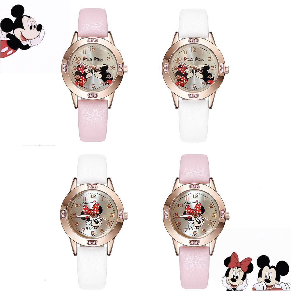 New Butterfly Cute Diamond-Encrusted Quartz Watch Children's Cartoon Girl Watch in Stock