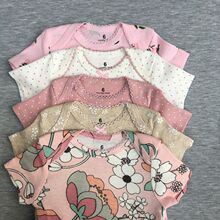 卡特婴儿连体衣短袖哈衣夏季纯棉薄款半袖可爱三角宝宝超薄5件套