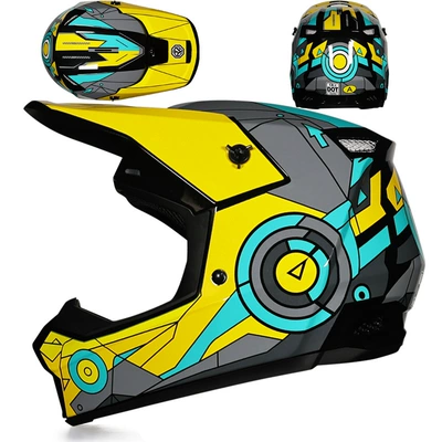 Motorcycle Safety Supplies: Helmet Goggles Downhill Mountain - phantom-wheel-yellow-s