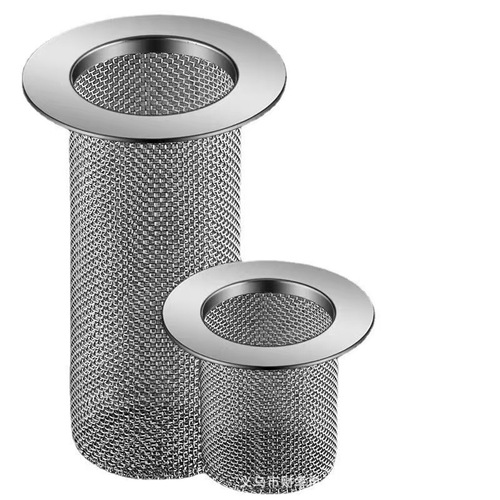 Stainless Steel Filter Mesh for Bathroom Floor Drains, Sink Drain Strainers, Hair-Blocking & Insect-Proof Designs, and Leak-Proof Washbasin Plugs