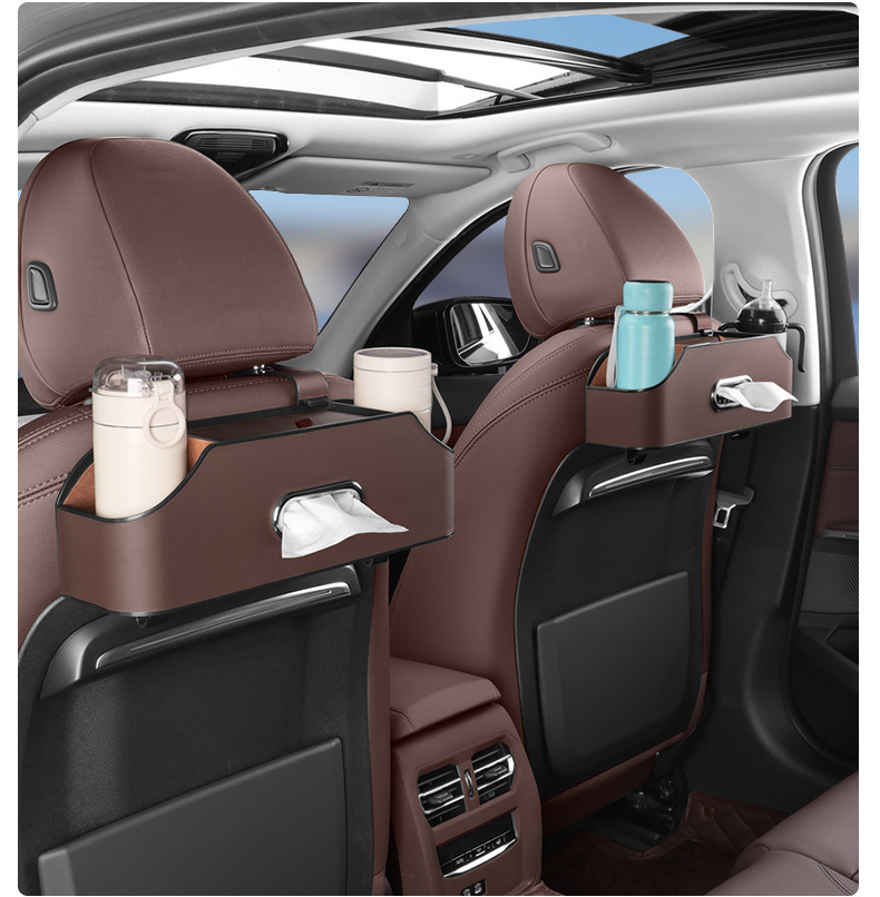 Cross-Border Hot-Selling Multifunctional Seat Back Storage Box Car Storage Box Hanging Bag Car Seat Back Storage Box In-Car