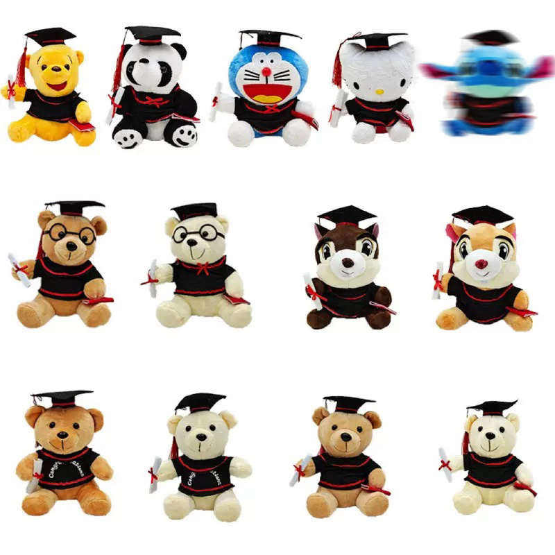 Factory spot wholesale graduation season doctor bear cute doctor gift Bachelor suit hooded doctor Bear plush doll Factory spot wholesale graduation season doctor bear cute doctor gift Bachelor suit hooded doctor Bear plush doll