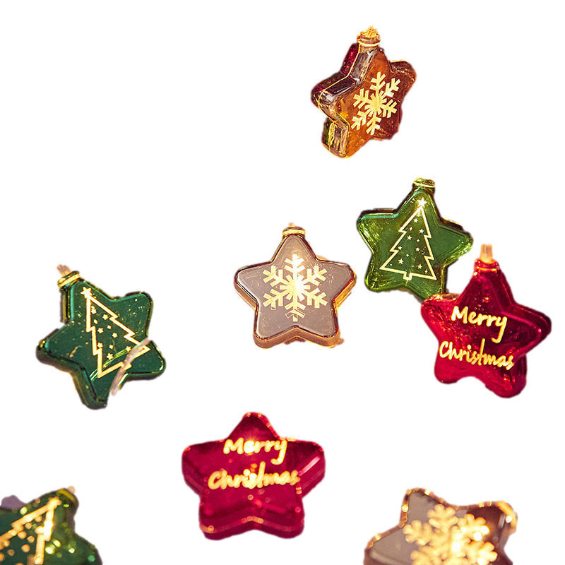 アマゾンクリスマス LED スター電気メッキクリスマスボール点滅ストリングライトクリスマスツリーライトスカイボール装飾ライト|undefined