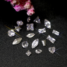 迷你小号锆石美甲饰品麦穗马眼钻异形尖底钻高端轻奢超闪指甲装饰